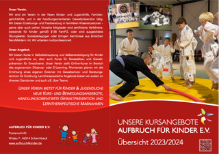 Flyer 2024 Aufbruch für Kinder